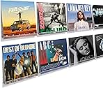 upsimples 8 Pack Vinyl Record Wall Mount Shelves, 12