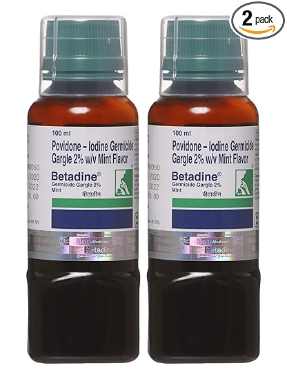 Betadine Germicide Mint Gargle 100ml (pack of 2)