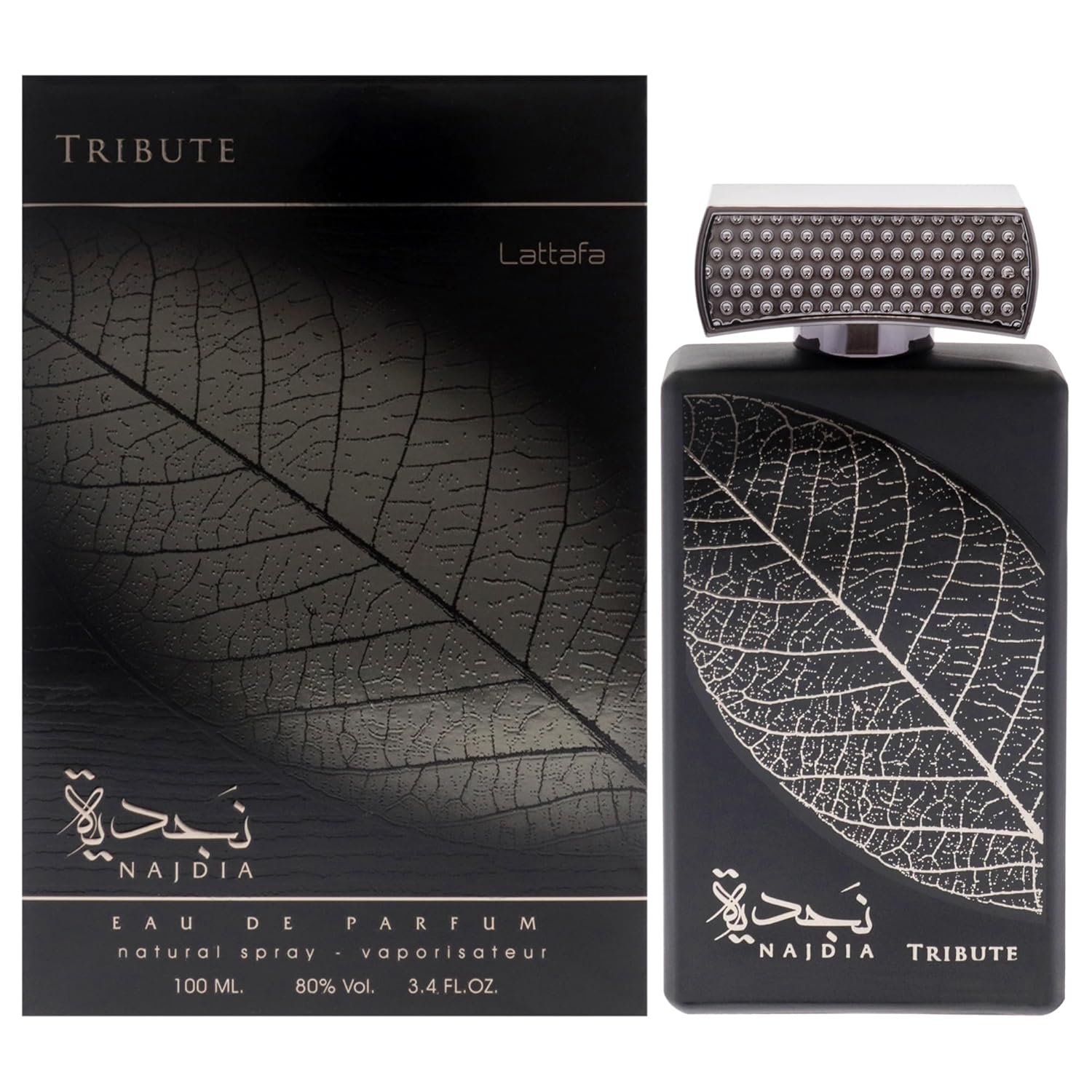 Lattafa Perfumes Najdia Tribute Eau De Parfum Spray for Unisex, 3.4 Ounce