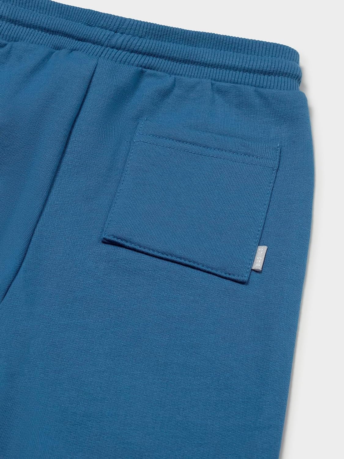 Mayoral Basic Cuffed Fleece Trousers for Baby-Boys Indigo