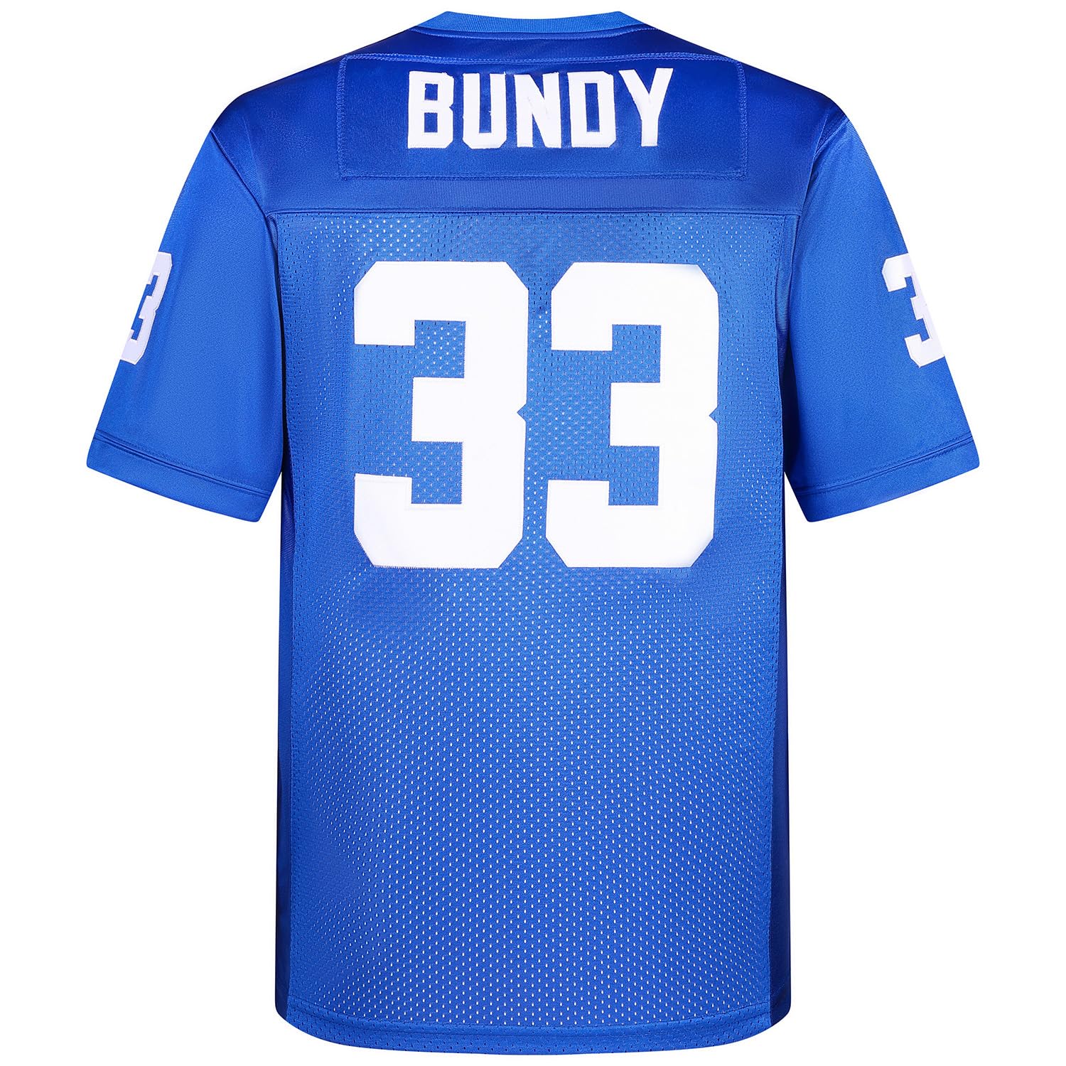 kioken AL Bundy Football Jersey,33 Polk High Shirt Mens Blue Jerseys S-3XL (XL, Blue)