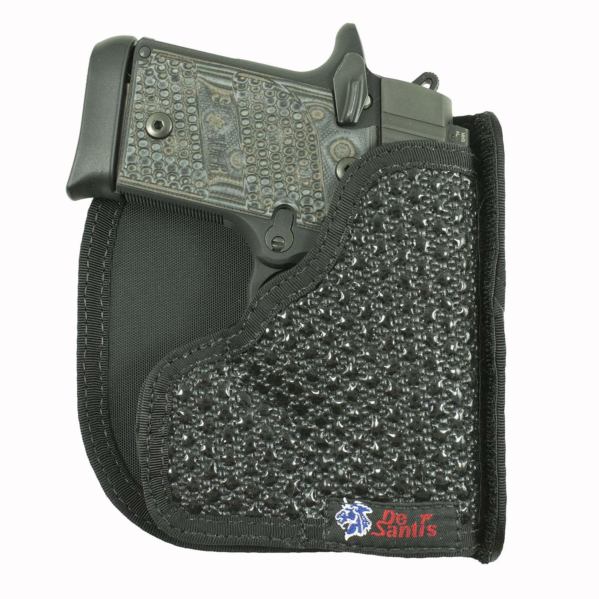 DeSantis Super Fly Pocket Holster - Gun Pocket Holsters for Concealed Carry, Conceal Carry Pocket Holster for Pistols, Revolvers, Soft, Designed for Comfort & Discreet Carry, Ambidextrous