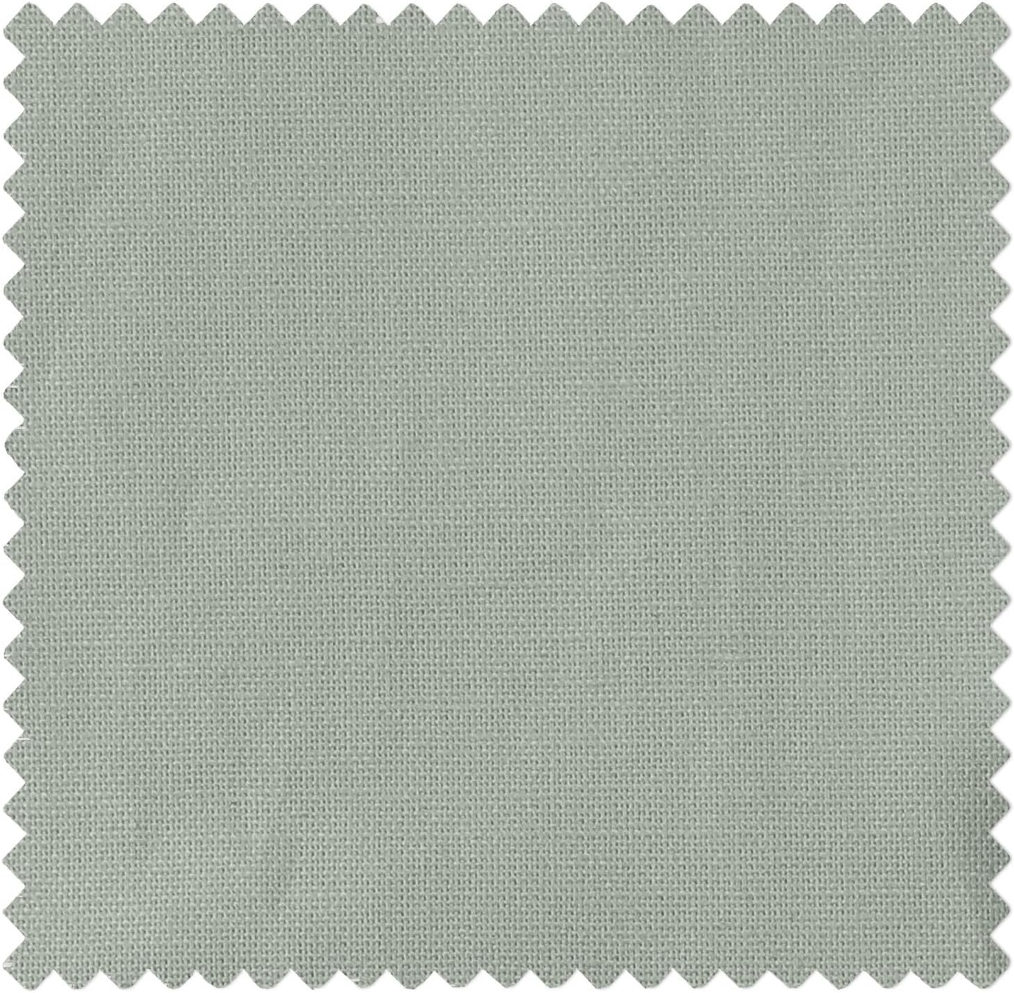 TWOPAGES Cordless Cotton Roman Shade for Kitchen Windows, Light Filtering Blackout Roman Window Shade, Custom Made Roll Up Window Shade for Home, Install Hardware Included, 1 Piece, Sterling