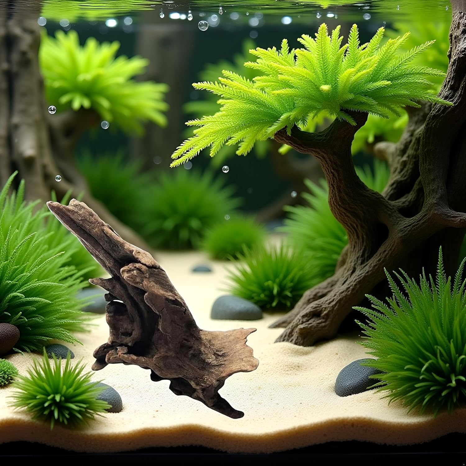 Opemg Landscape Wood Decoration Driftwood Tree Aquarium Fish Tank Plant Stump Ornament Landscap Decor Aquarium Decoration Wood Natural Trunk Random Style Handy and Professional Aquarium Décor - Image 4