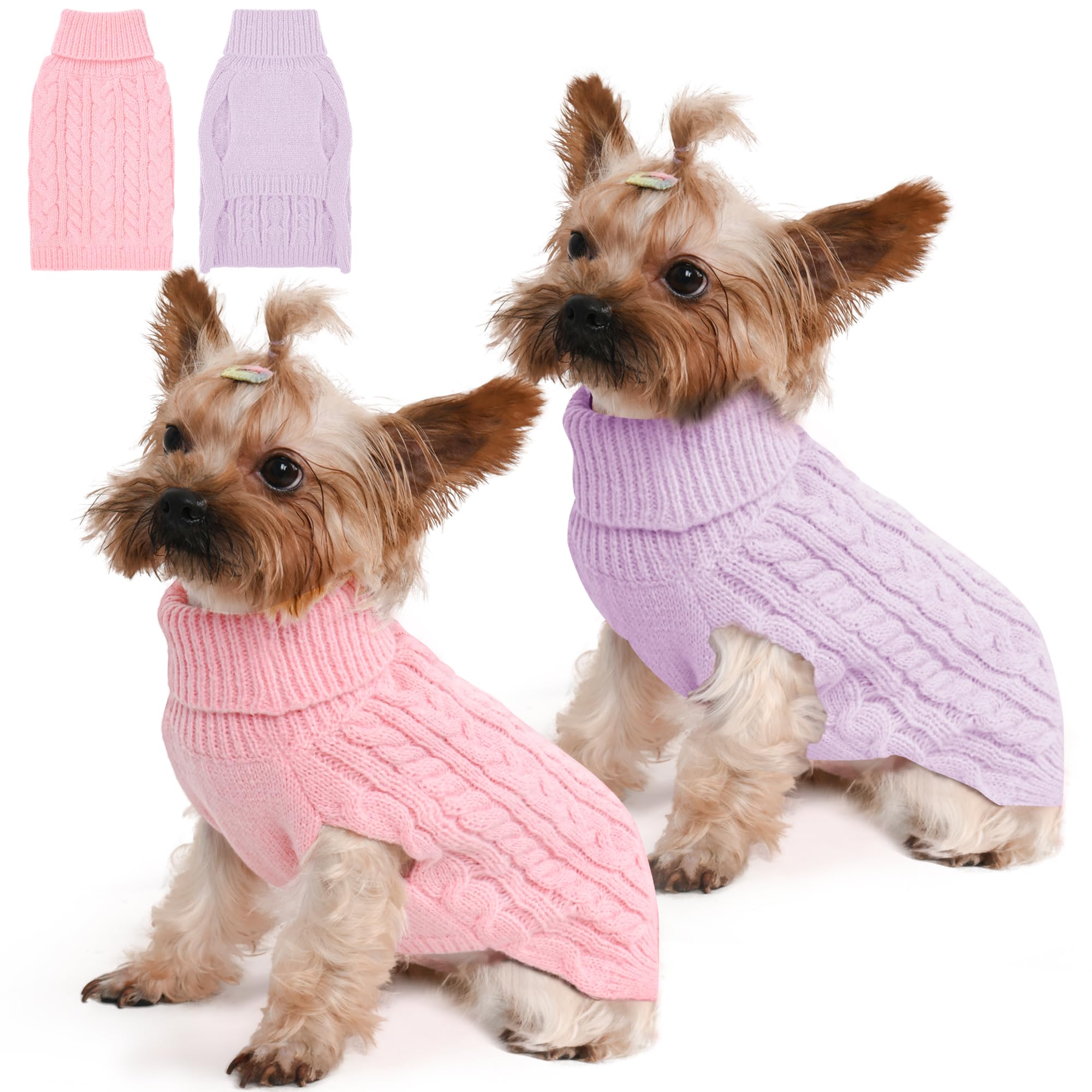 Lorehelina 2-Pack Cable Knit