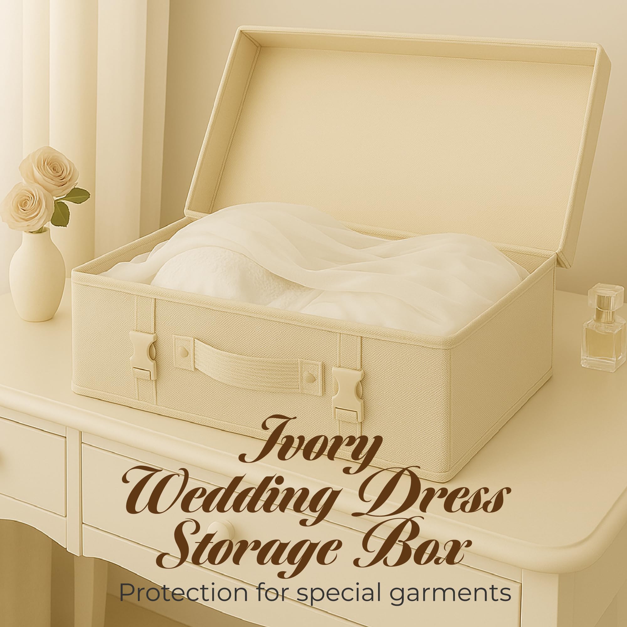 Amazon.com: HANGERWORLD Wedding Dress Storage Box Bridal Gown Preservation Kit including 10 sheets of Archival Acid Free Tissue Paper (Medium, Ivory) : Home & Kitchen Amazon.com: HANGERWORLD Wedding Dress Storage Box Bridal Gown Preservation Kit including 10 sheets of Archival Acid Free Tissue Paper (Medium, Ivory) : Home & Kitchen