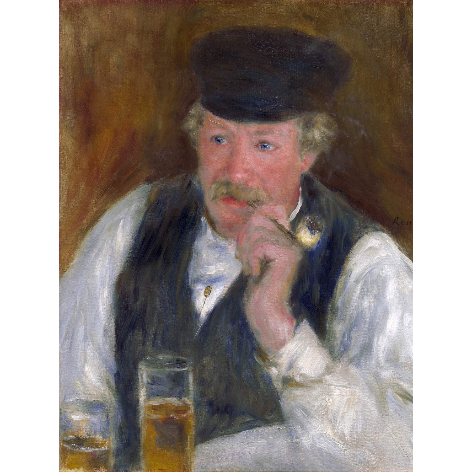Artery8 Pierre Auguste Renoir Pere Fournaise Painting Large Wall Art Poster Print Thick Paper 18X24 Inch