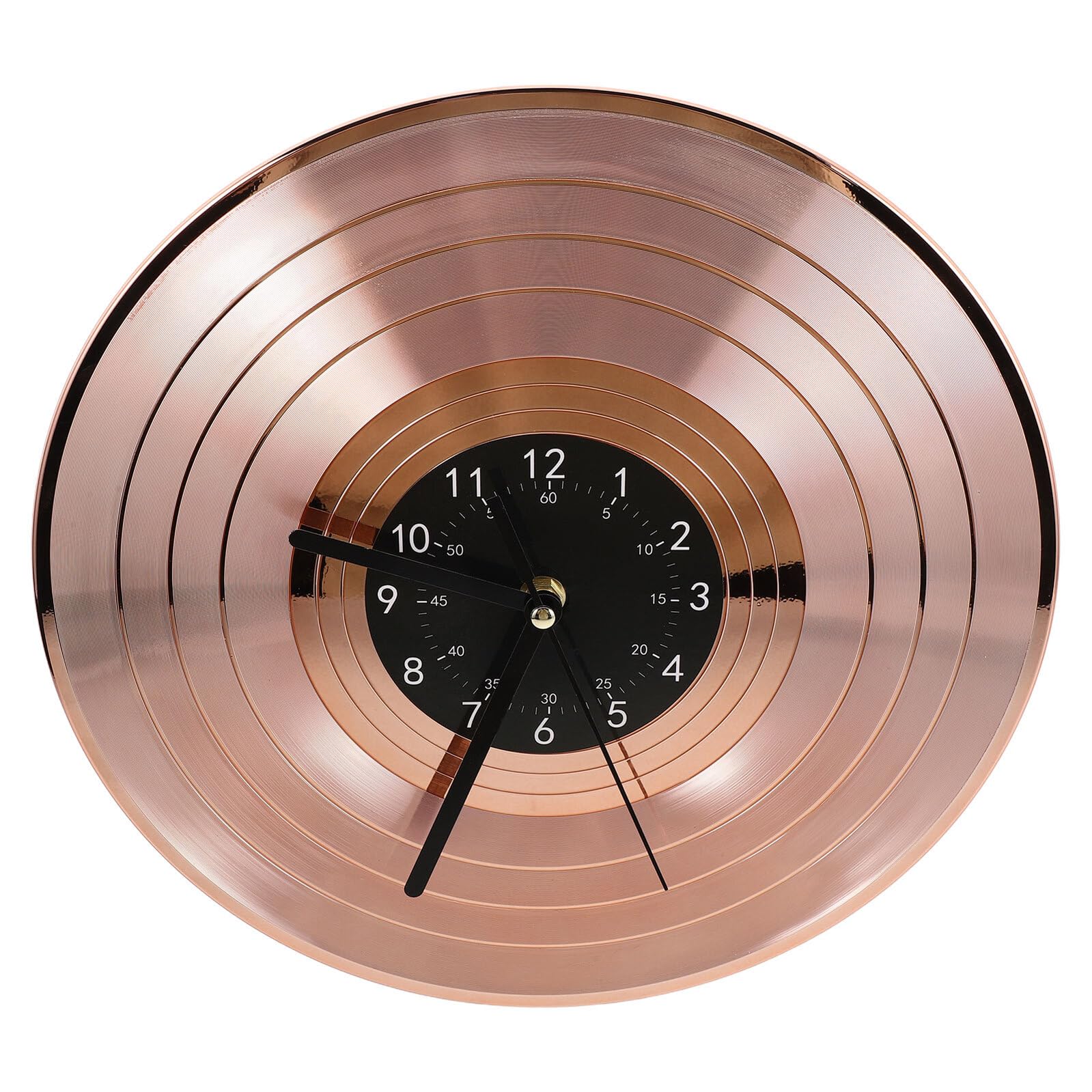Horloge murale vinyle vintage pour salon salon et chambre au design musical retro