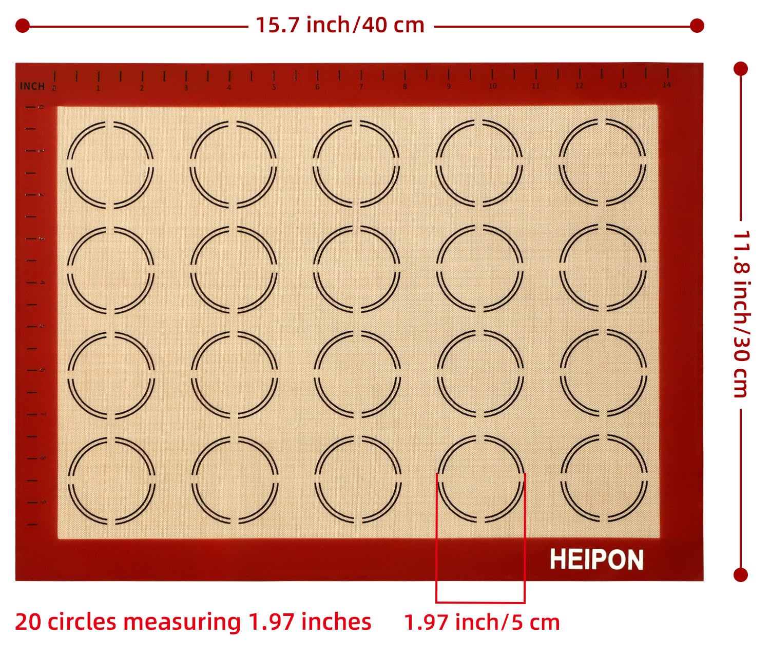 Non-Stick Silicone Baking Mat,15.7