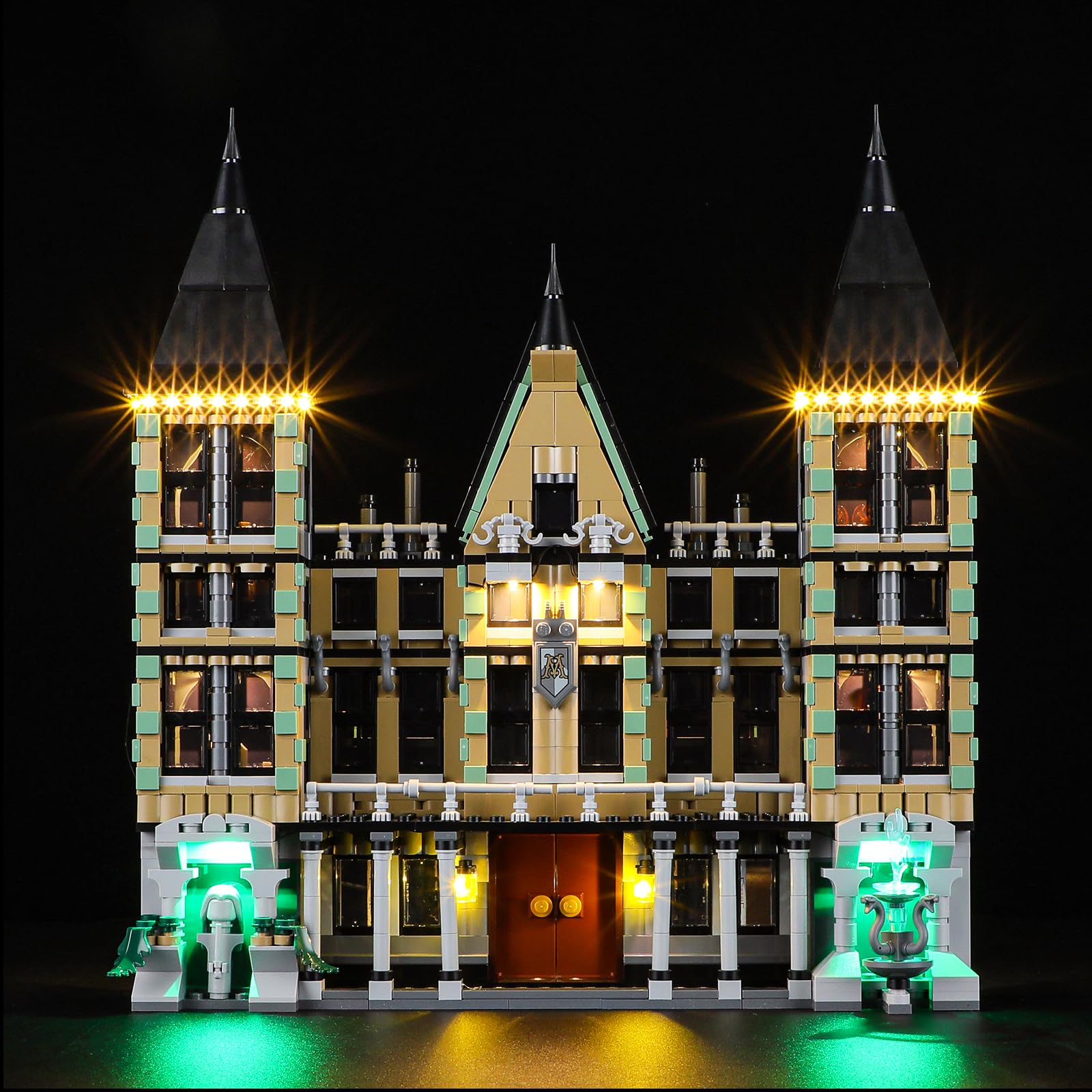 YEABRICKS Kit de Luces LED para-76453 Harry Potter Mansión Malfoy Modelo de Bloques de Construcción (excluyendo el Kit de construcción)