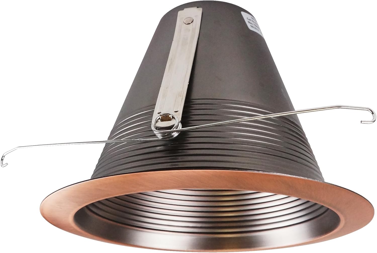 6'' Bronze Indoor/Outdoor Airtight Cone Recessed Trim