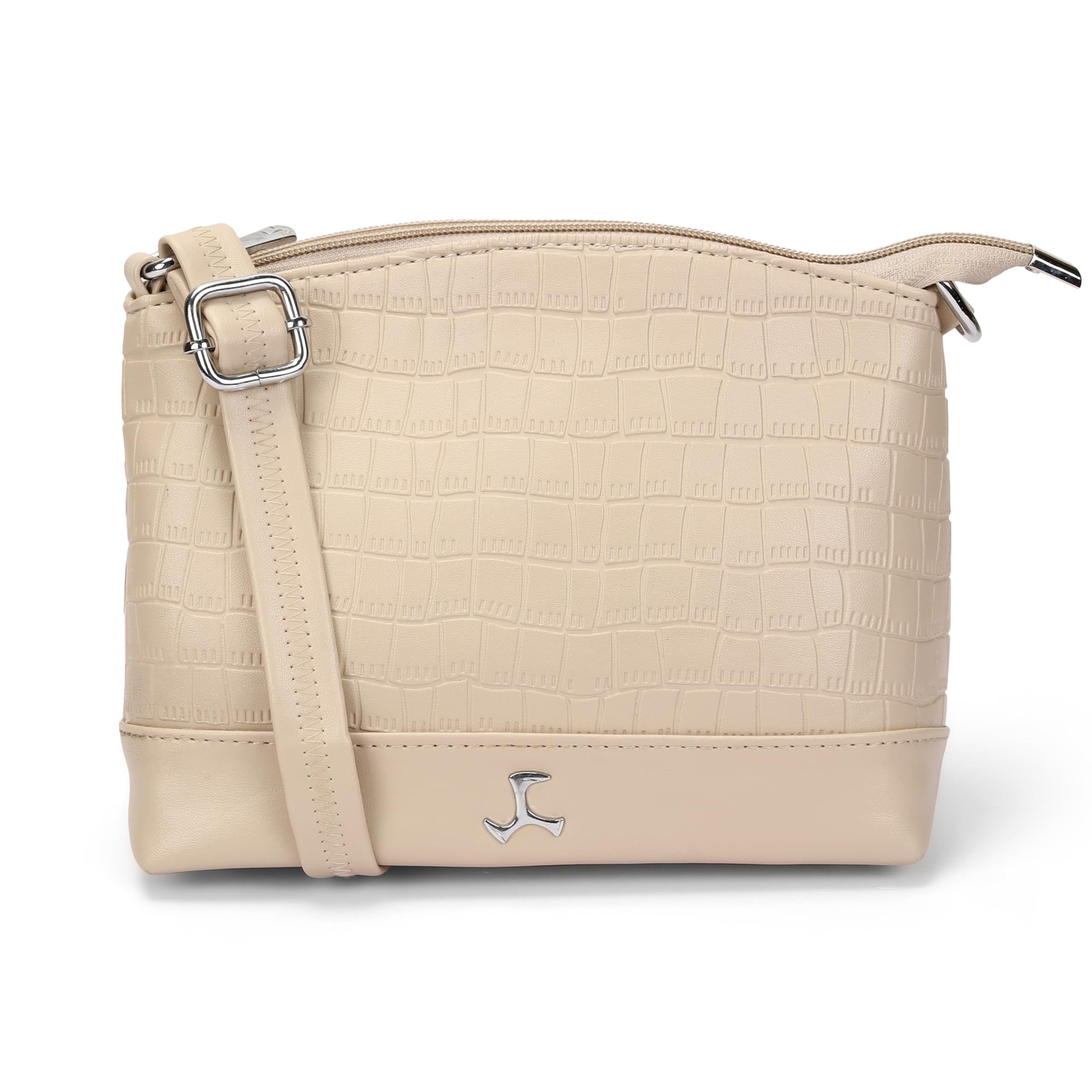 mochi Women Casual Faux leather Soft Body Zipper closure Solid Sling Bag-picture-36