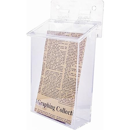 Amazon チラシケース 屋外用 アクリル製 W140mm 防水 クリアタイプ A6 ハガキサイズ対応 会社 職場 店舗 イベント 取り付け簡単 壁掛け はがき ハガキ 葉書 葉書き チラシボックス チラシbox パンフレットケース パンフレットボックス パンフレットbox チラシ入れ ビラ