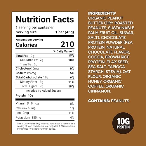 Miniatura 4 de FROPRO Barras de proteína vegetal, barras de proteínas a base de plantas, totalmente naturales, sin gluten, lácteos y soja, barras altas en