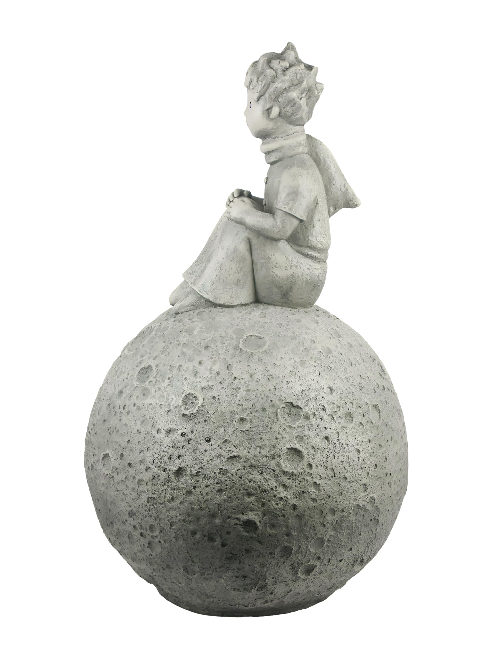 Vidroflor Antoine de Saint-Exupery - Piedra artificial, pequeña, ligera, rellenable, resistente a la intemperie