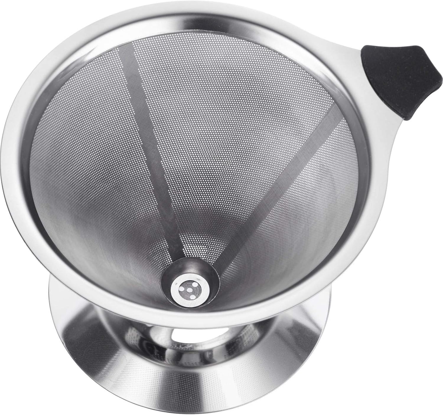 Westmark Permanent Coffee Filter/Dripper, with Cup Holder, Brasilia, top Surface 10 cm, 18/8 Stainless Steel, 24502260