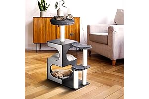 Plush 5-Level Cat Craft Cat Tree: A Purrfect Haven for Your Feline Friend