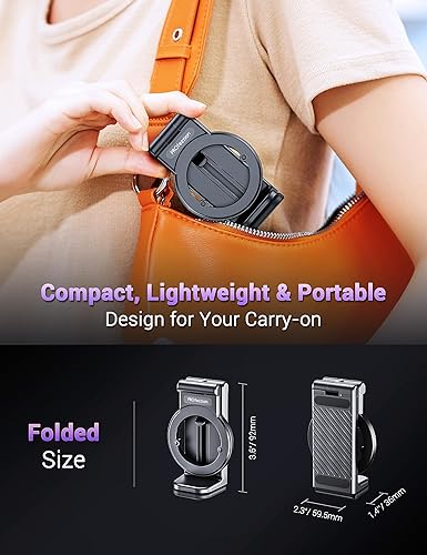 Miniatura 4 de PROfezzion Soporte magnético para teléfono de avión para MagSafe, iPhone 16, 15, 14, 13, 12 y todos los teléfonos, soporte de teléfono manos libres