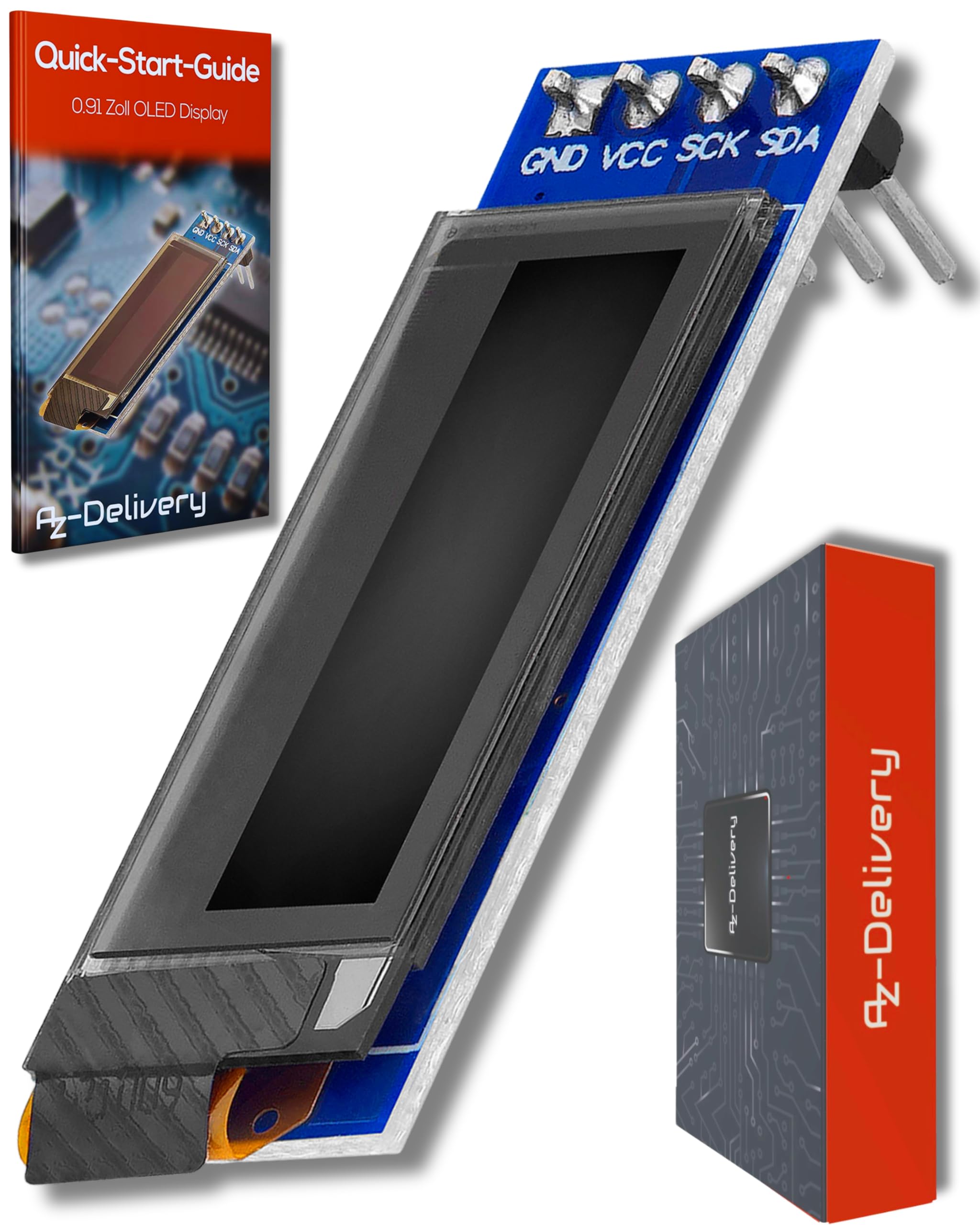 Display OLED RUIZHI 0.96 Pollici | 128x64 Pixel | I2C | Compatibile Con Arduino | 3 Pezzi | Bianco - Foto 9