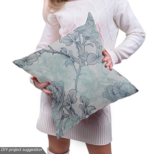 Vista 695 de Ambesonne Tela beige de The Yard, ilustración contemporánea de animales marinos en estilo retro, arte de caballito de mar de cangrejo de pulpo, tela