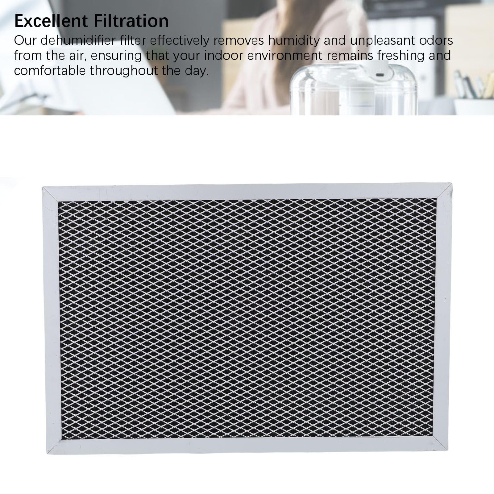 Set di filtri deumidificatori 2 PZ MERV 8 Sostituzione Lavabile in Acciaio Inox per 5695 Deumidificatore Uso Domestico