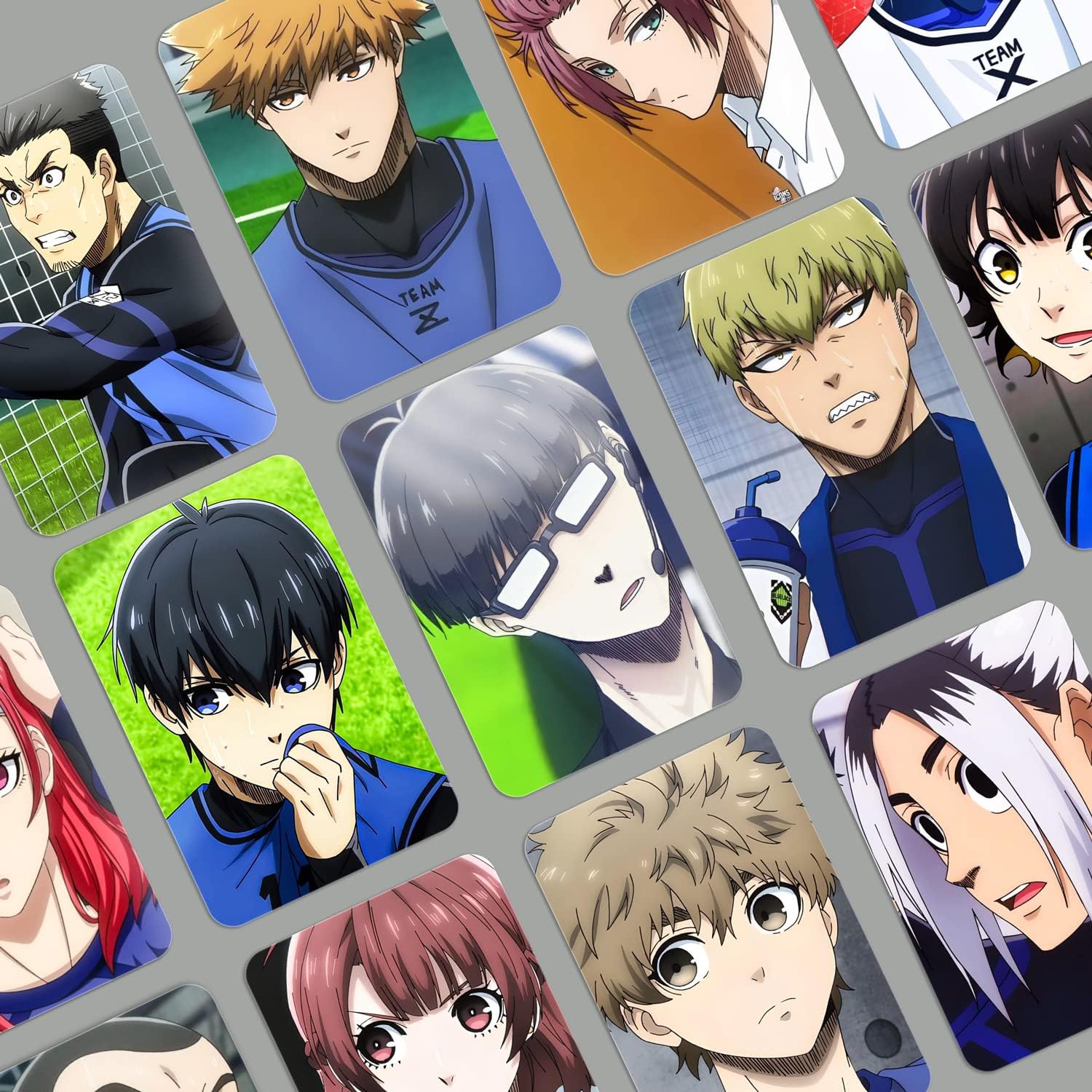 NS Trading Blue Lock Anime Photocards Pack (Set of 14 + 2 Freebies)