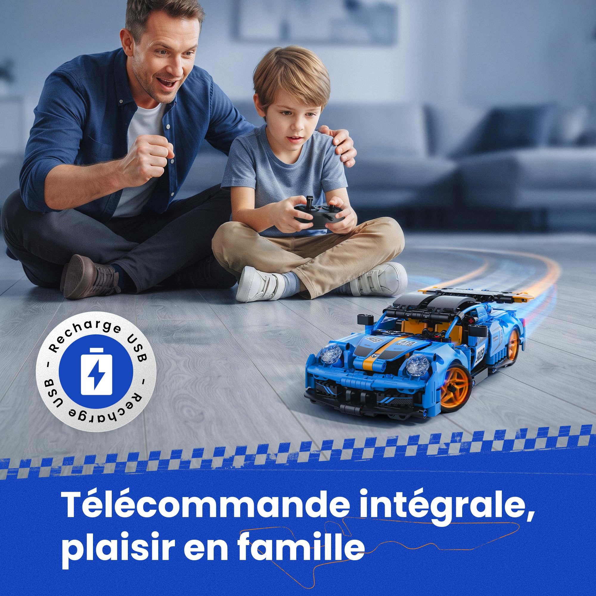 Sillbird - Kit de construcción de robot y coche a distancia para niños