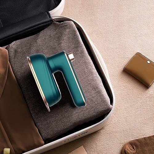 Miniatura 6 de Vaporizador para ropa, mini máquina de planchar, vaporizador de mano giratorio de 180, 38 W, vaporizador de viaje plegable para tela, ropa,