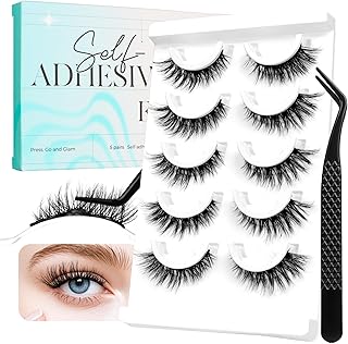 Bepholan Pestañas autoadhesivas, aspecto natu...