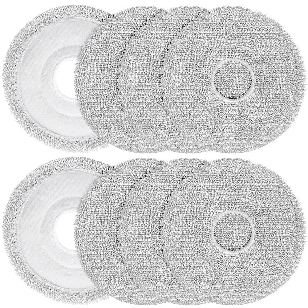 8 Pack Mop Pads for Dreame L40 Ultra Spin Cleaning Pads Replacement Parts