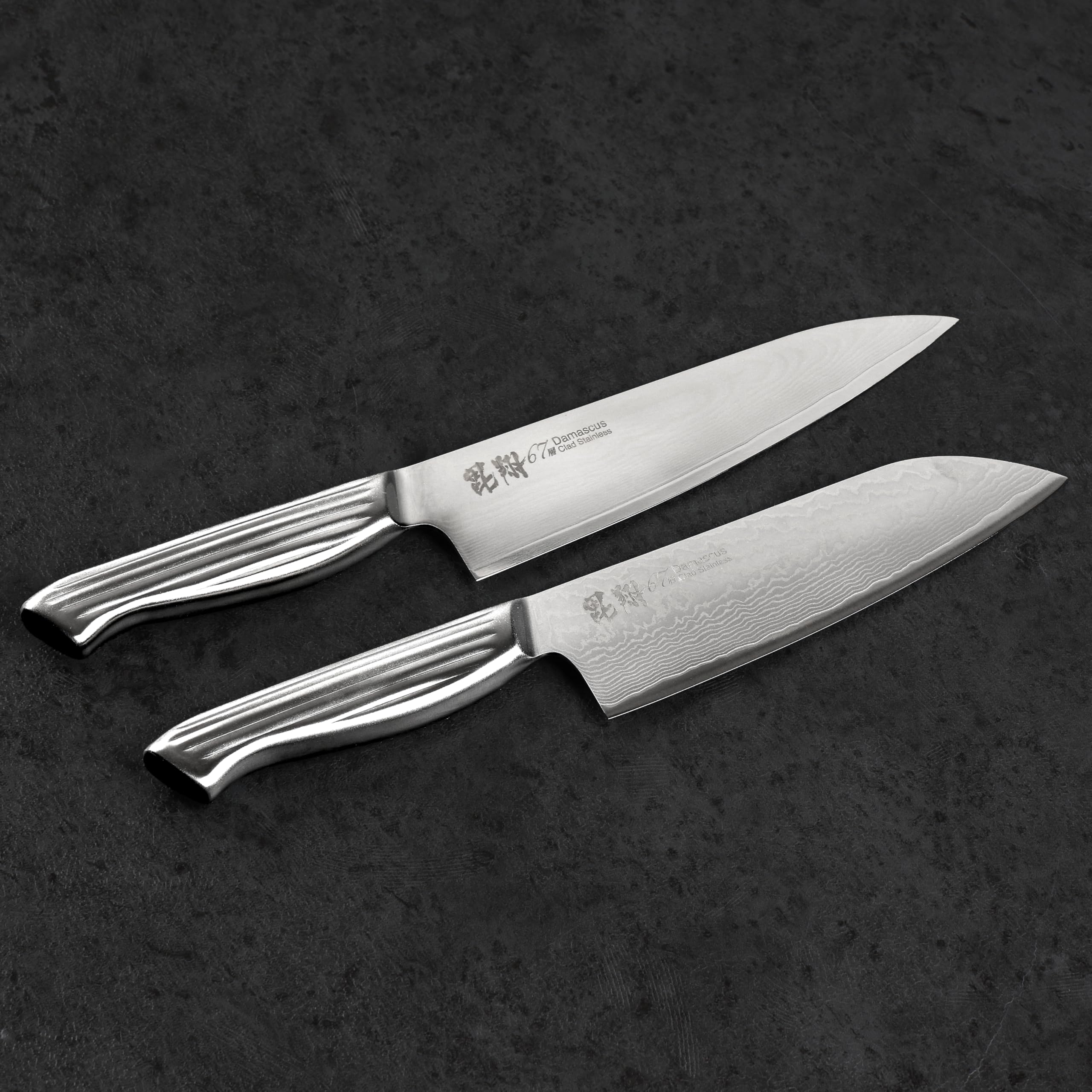 Amazon｜パール金属 包丁 ナイフ 三徳包丁 165mm ダマスカス 67層