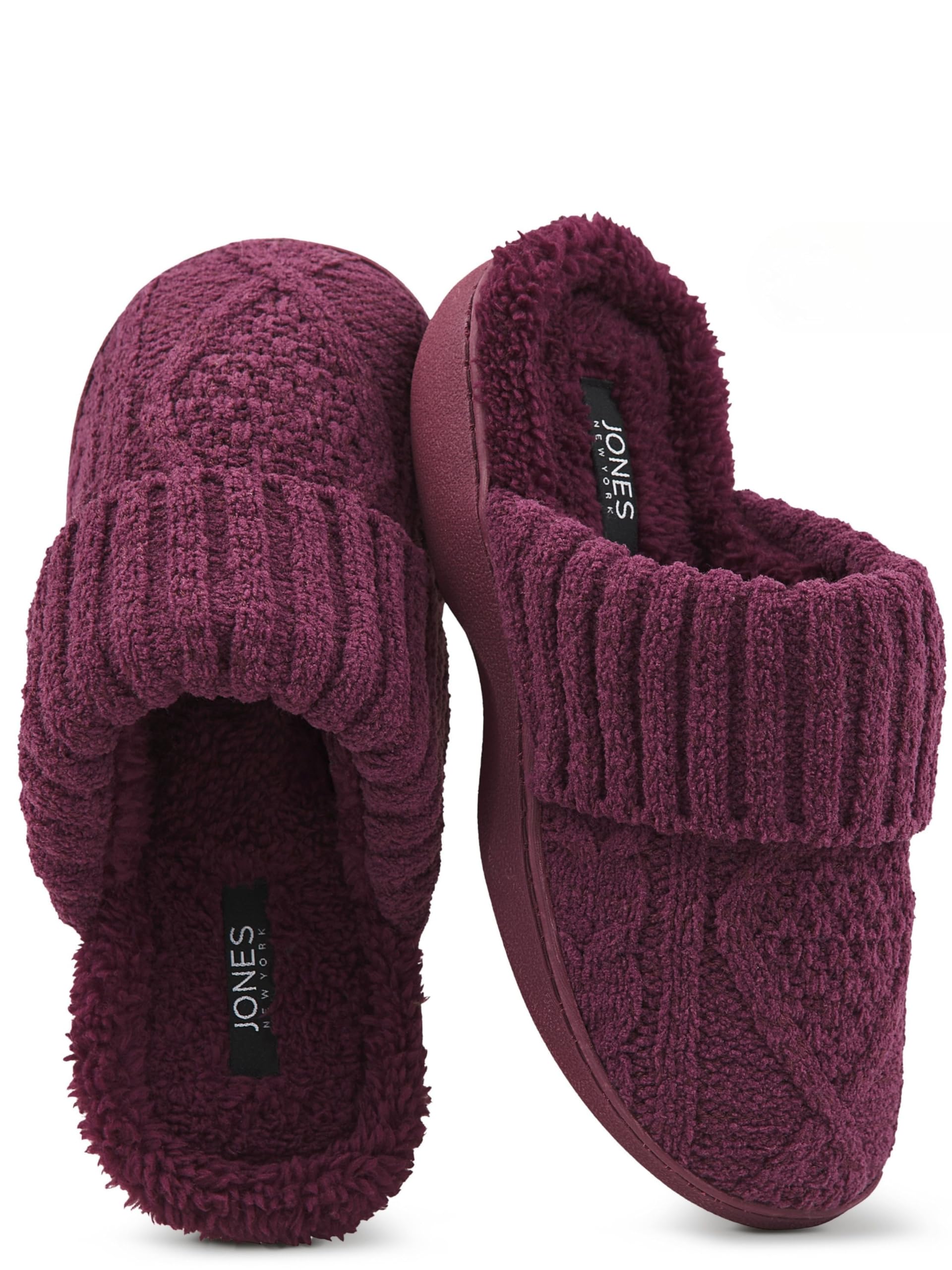 Jones New York Slippers for Women Indoor Cozy Chenille Womens House Slippers