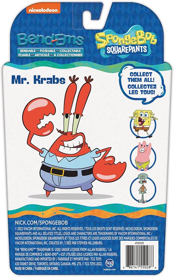 1 Paket - Sünger Bob - Mr. Krabs