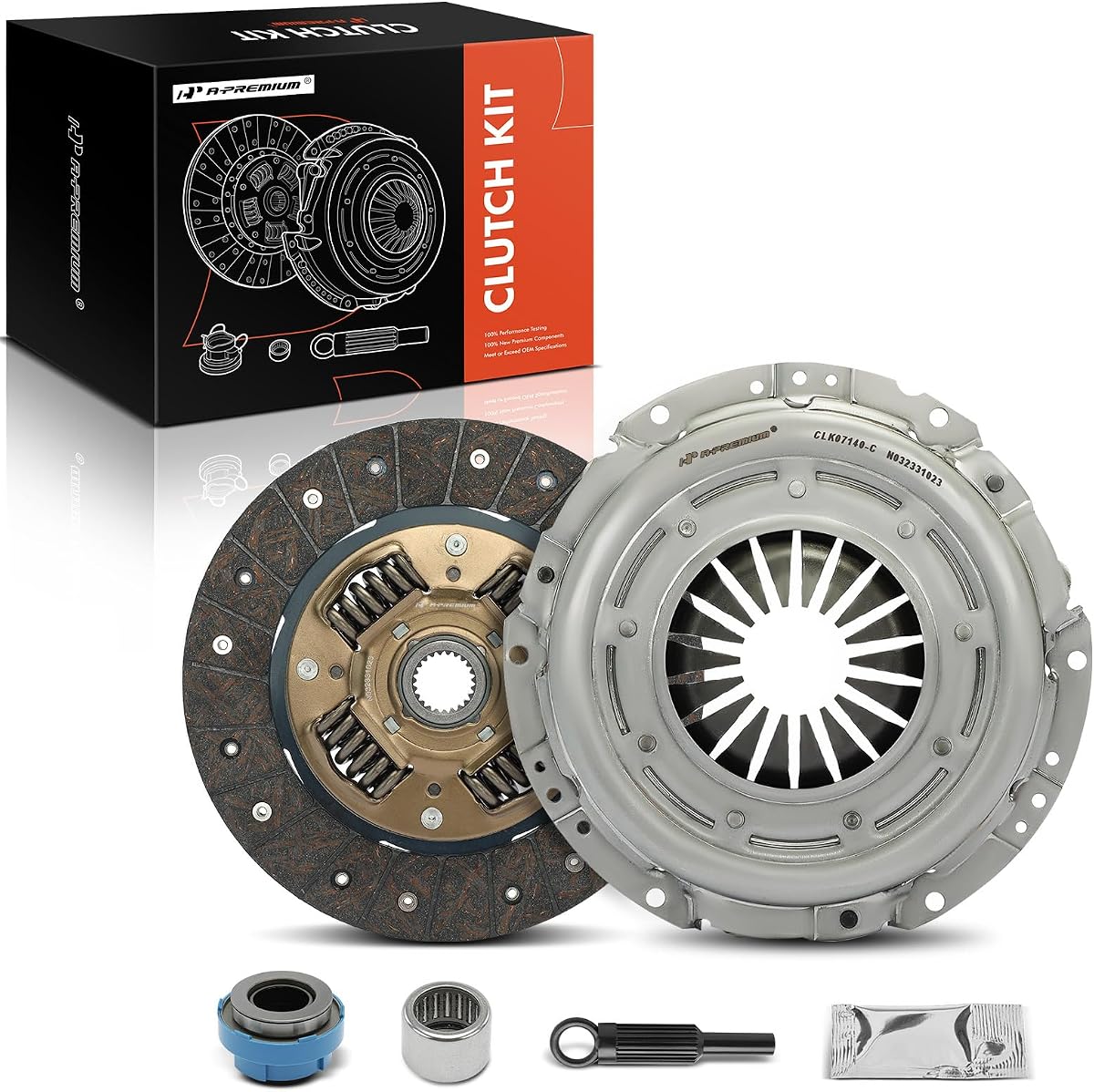 Kit de embrague de transmisión compatible con Ford y Mazda | Para Ford Ranger 1995-2011 y Mazda B2300 1995-1997/2001-2008, B2500 1998-2001, B3000 1995-2007, reemplazo # 52322001.