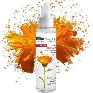Hair Growth Stimulans Calendula & Keratin - with Quinine Water, Keratin and Calendula Extract - Hair Care to Promote Hair Growth and to Prevent Hair Loss, 150 ml