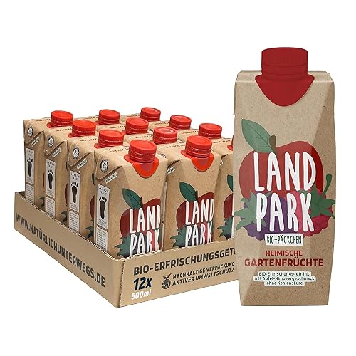 Landpark Bio-Erfrischungsgetränk heimische Gartenfrüchte, 12 x 0,5 L im Tetra