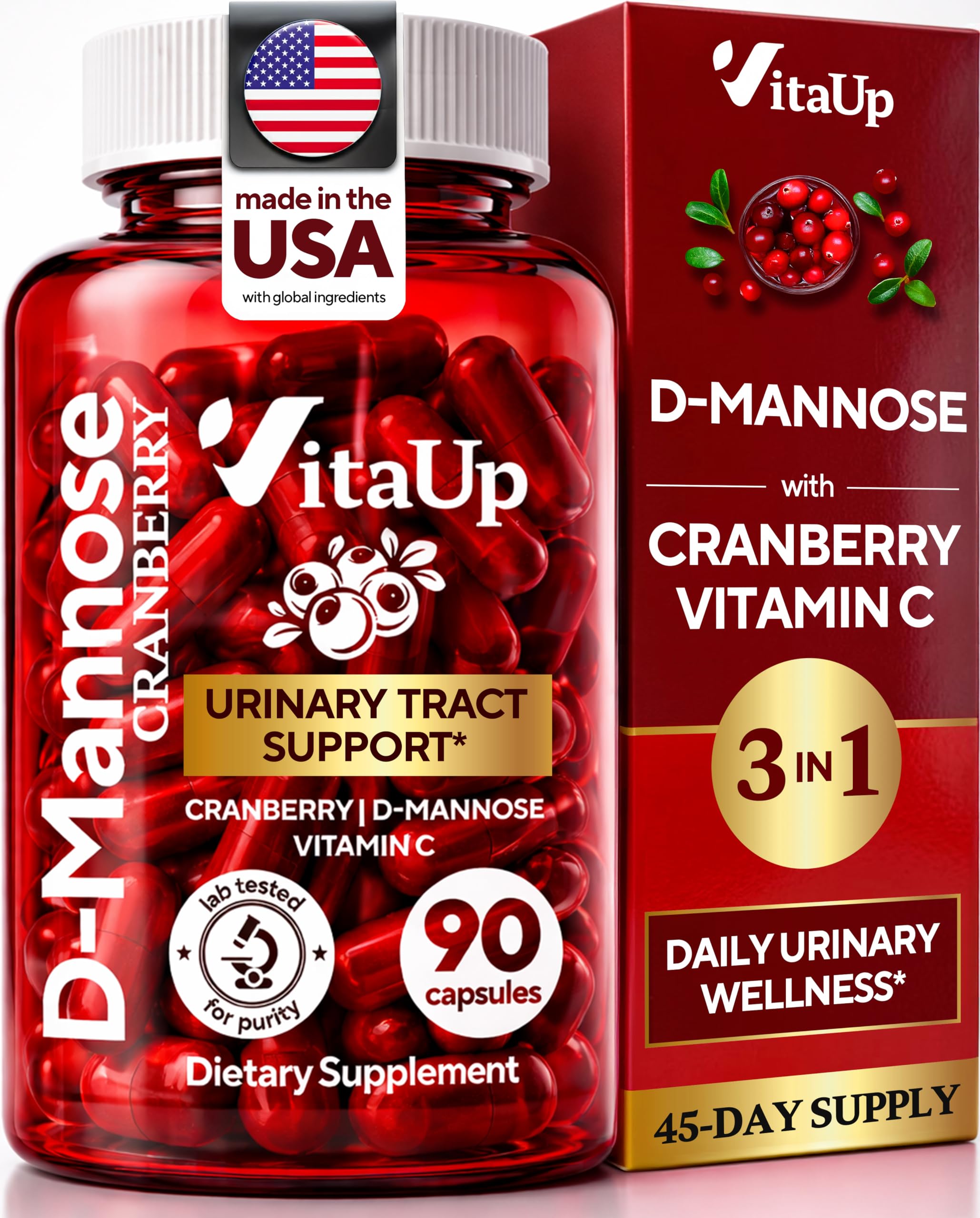 VitaUp D-Mannose with Cranberry