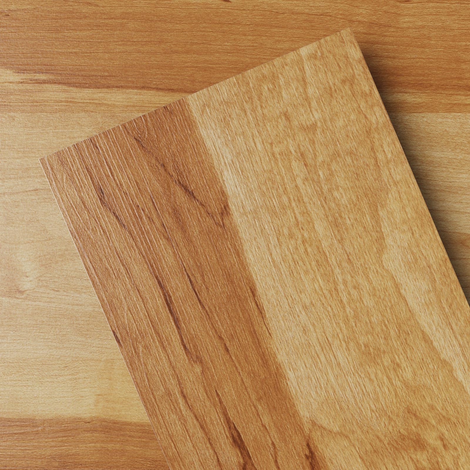 GreenFullHouse Light Maple Peel and Stick Floor Tiles