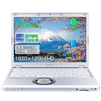 美品! 新品SSSD256GB メモリ8GB ノートパソコン 設定済み カメラ付 Amazon.co.jp: 【整備済み品】 ノートパソコン CF-SZ6 第7世代