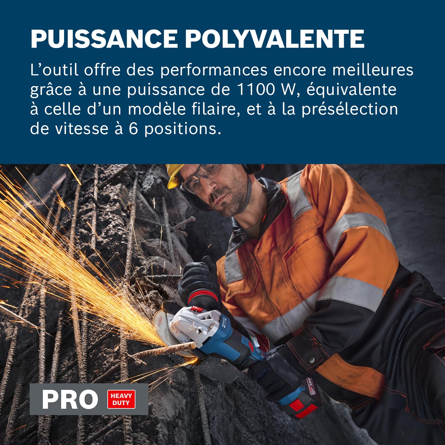 Bosch PRO 18V System Meuleuse angulaire sans-fil GWS18V-11PS (avec L-BOXX)
