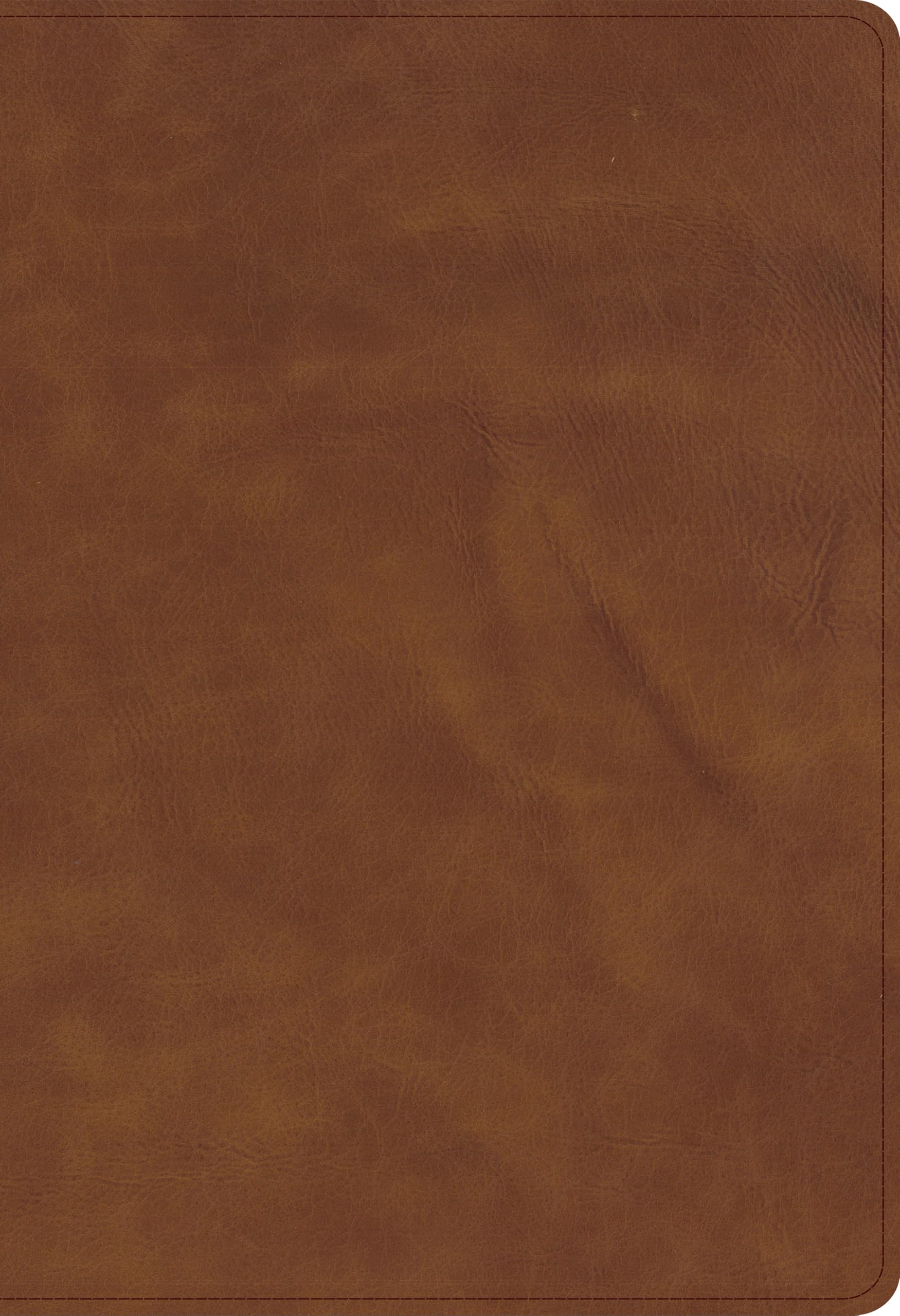 CSB Single-Column Compact Bible, Holman Handcrafted Collection, Zipper Closure, Marbled Tan Premium Calfskin