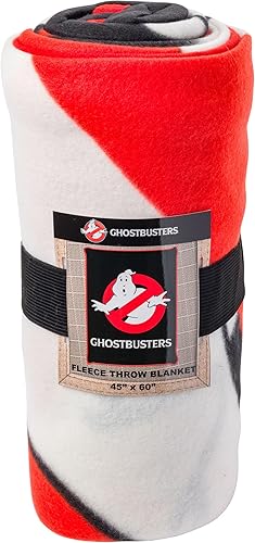 Miniatura 2 de Silver Buffalo Ghost Busters Ghost Logo - Manta de forro polar de 45 x 60 pulgadas