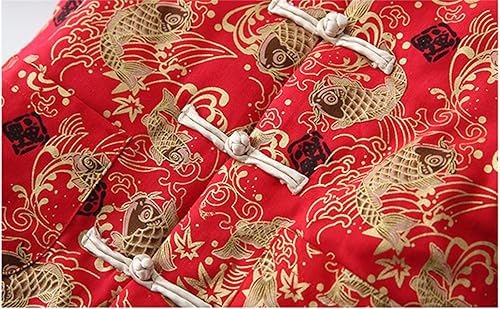 Miniatura 5 de Chaqueta Tang para niños pequeños, año nuevo chino, trajes bordados retro tradicionales, ropa tradicional china