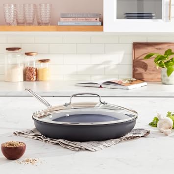 Cuisinart 622-30G Nonstick-Hard-Anodized, 12-Inch, Skillet w/Glass Cover
