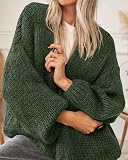 BTFBM Cardigan Sweaters Army Green Small – Loose slouchy fit
