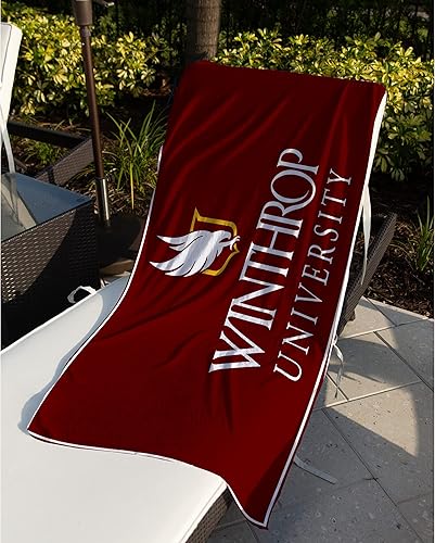 Miniatura 2 de greeklife.store Winthrop University - Toalla de playa redonda (60 pulgadas) o rectangular (30 x 60 pulgadas), toalla de piscina grande súper