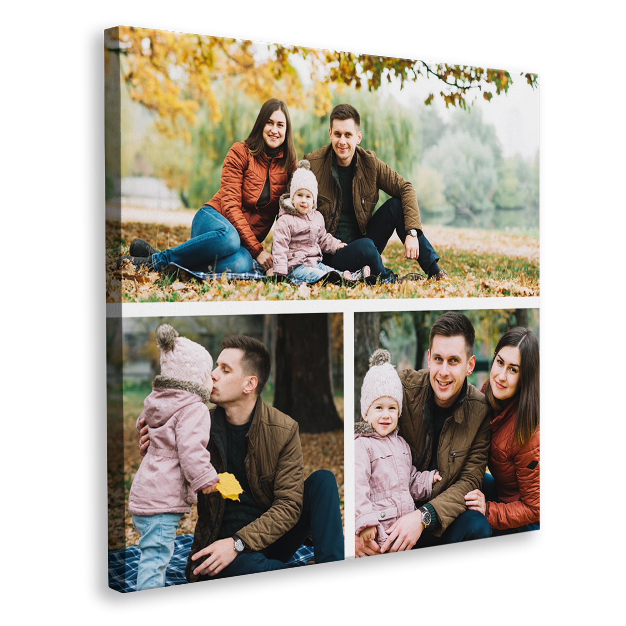 Personalised Canvas with Photos, Customised Canvas with Pictures, Personalised Gifts for Kids, Baby, Women, Men