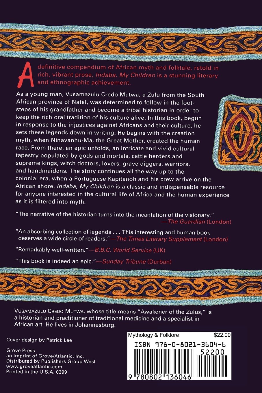 Indaba, My Children: African Folktales