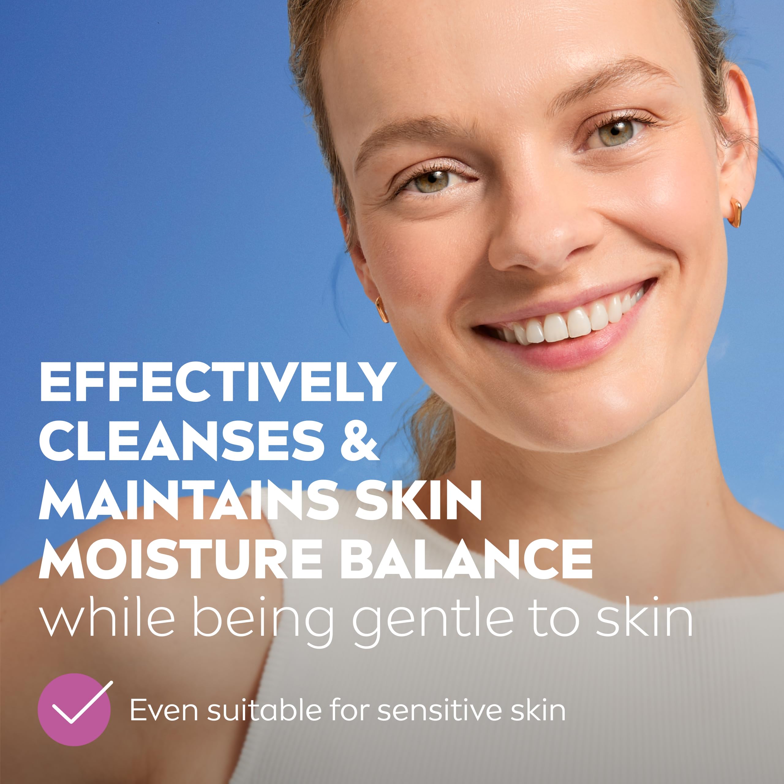 NIVEA Caring 3-in-1 Cleansing Face Wipes for Dry Skin (25 Sheets), Nourishing Face Cleanser and Makeup Wipes for Gentle Yet Effective Makeup Removal - 4