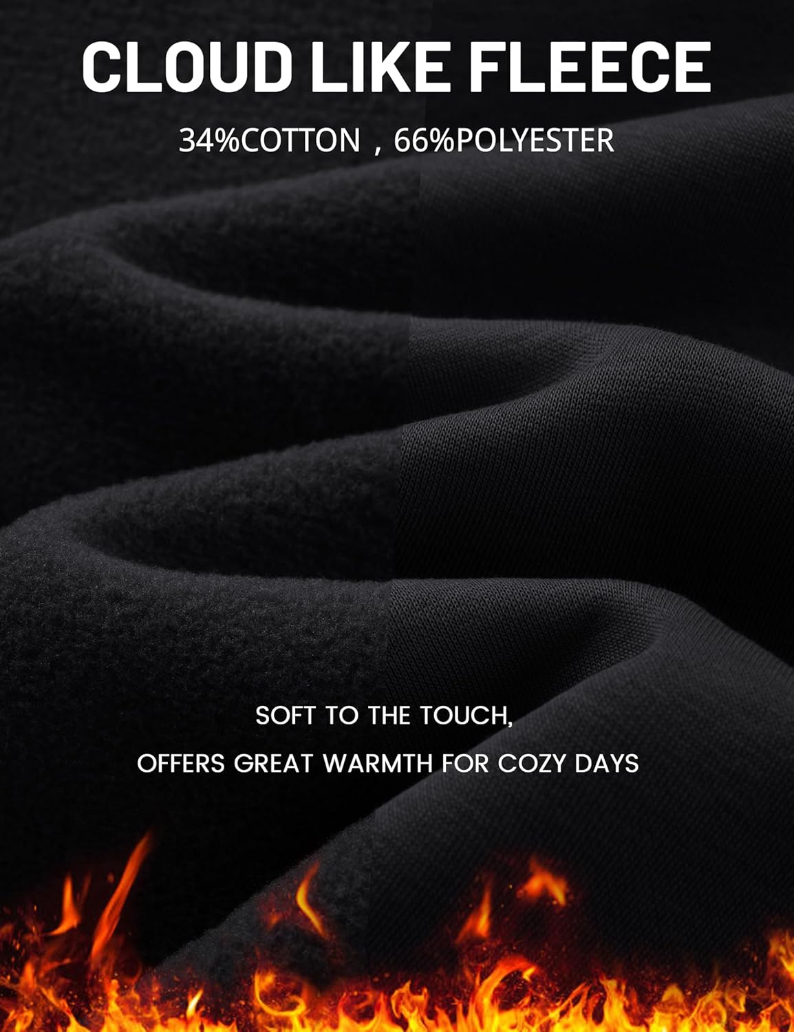 MAGCOMSEN Oversized Hoodies for Women Fleece Pullover Sweatshirts Warm Cozy Sweaters Workout Winter Fall Hoodie - Image 6